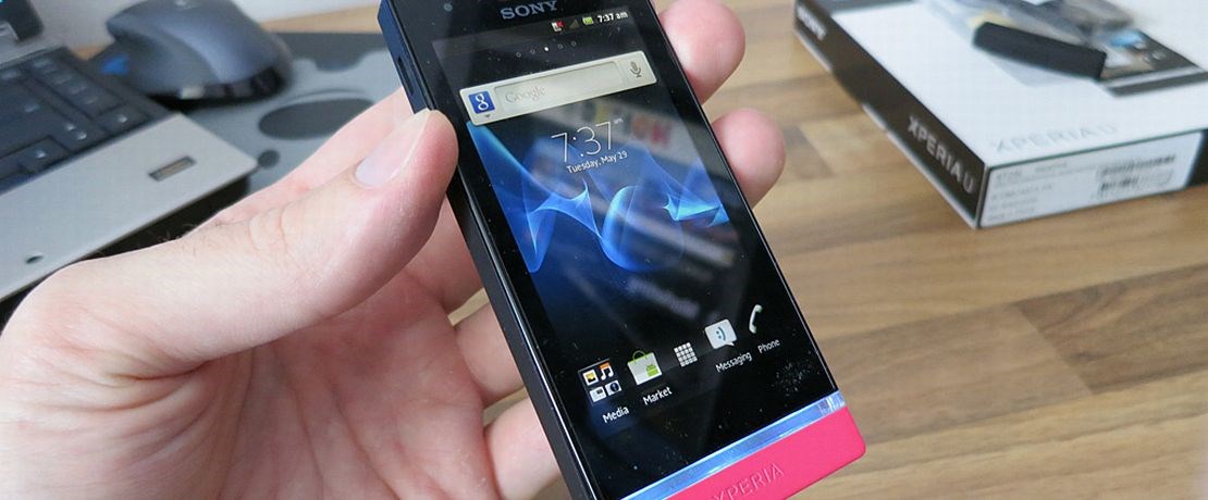 Test: Sony Xperia U (3.5", Android OS)